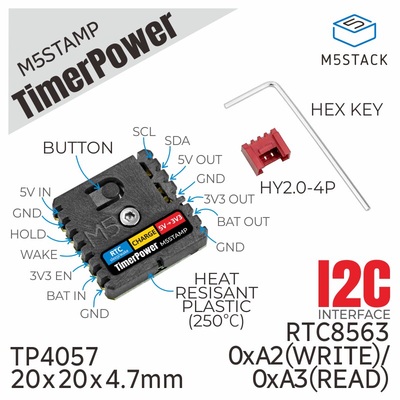 M5Stack Core2 - M5Stack Official โมดูลควบคุมพลังงานใช้พลังงานต่ำ ตัวตั้งเวลาแบบ Stamp Timer