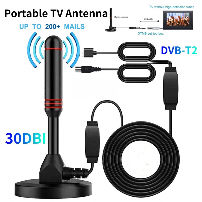 Devkitc - เสาอากาศทีวี HD แบบพกพา Digital HD Aerial