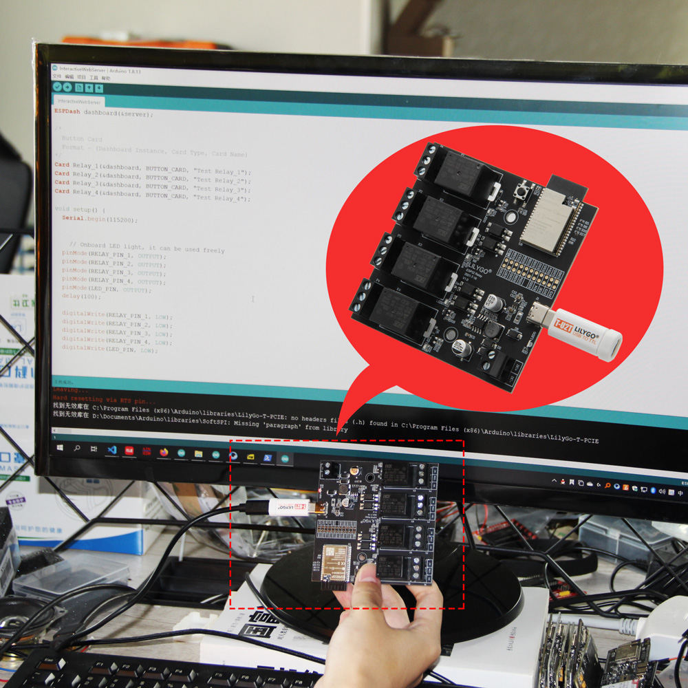 LILYGO® TTGO T-Relay ESP32 T-ร - Ttgo Tdisplay บทวิจารณ์และราคา