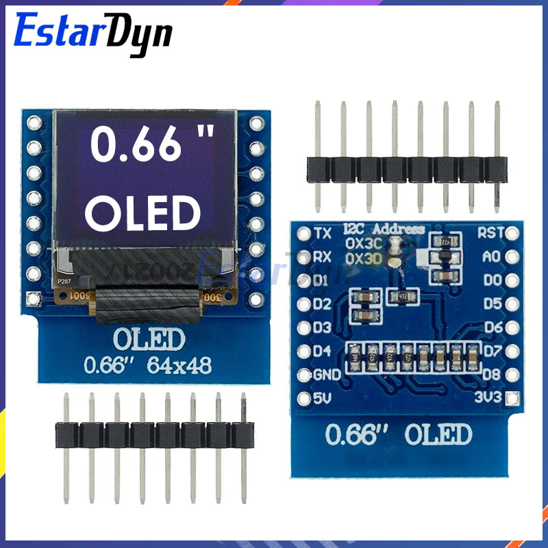จอ LCD แสดงผล OLED ขนาด0.66นิ้ - Wemos D1 บทวิจารณ์และราคา