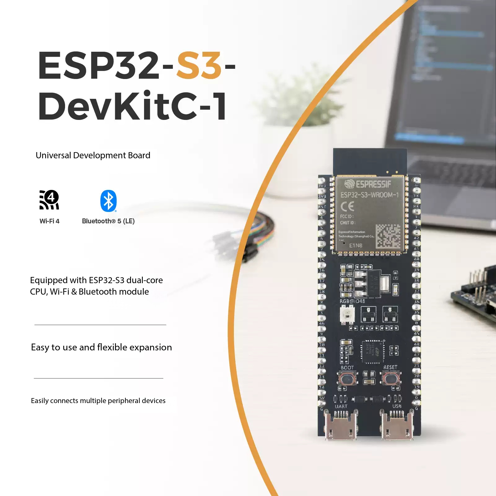 Espressif ESP32-S3-DevKitC-1 บ - Esp32 S3 Devkitc 1 บทวิจารณ์และราคา