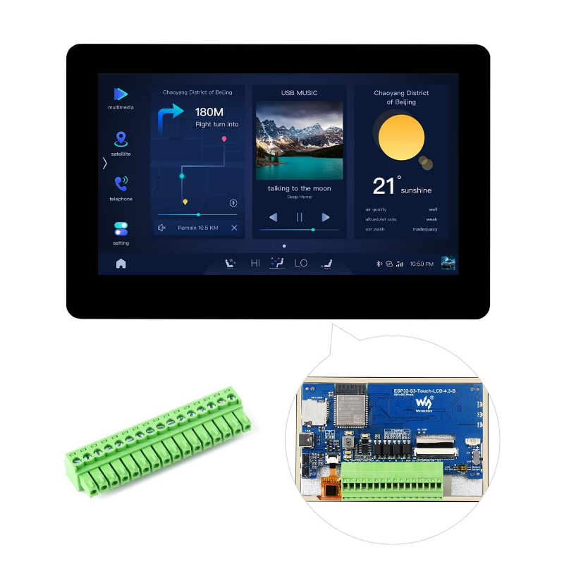 Waveshare ESP32-S3 4.3 นิ้ว IP - Lolin S3 บทวิจารณ์และราคา
