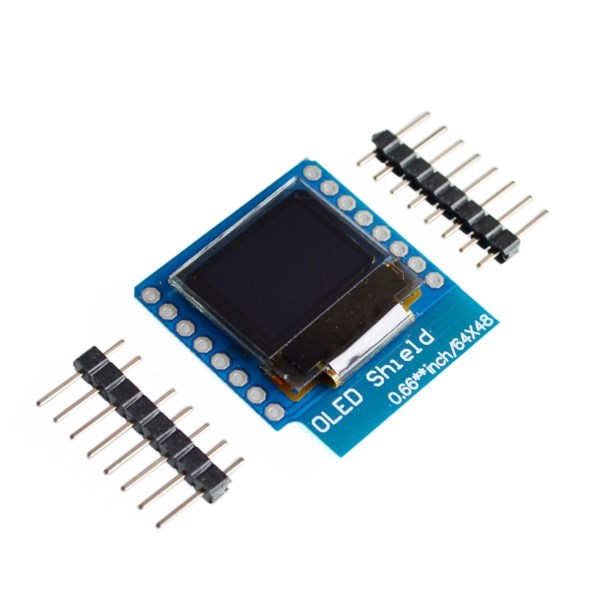 0.66 นิ้ว OLED LED จอแสดงผล LC - Wemos D1 Mini บทวิจารณ์และราคา