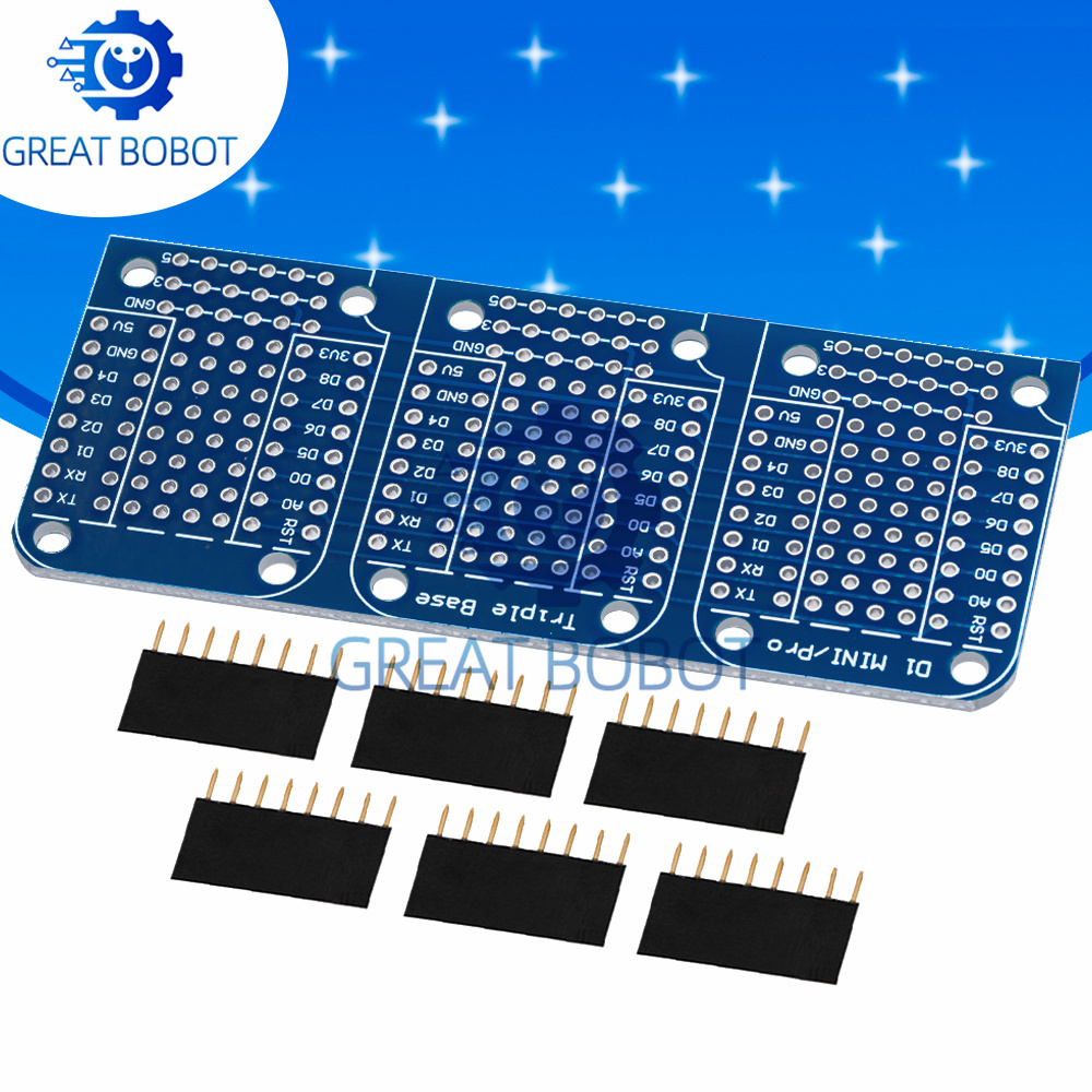 บอร์ดเวมอส ดี1 มินิแบบสองด้าน  - Wemos D1 Mini บทวิจารณ์และราคา