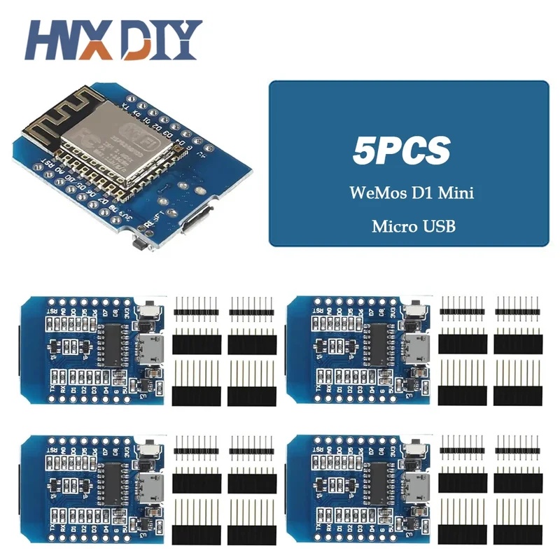 1-10 ชิ้น D1 Mini Nodemcu ESP8 - Wemos D1 Mini บทวิจารณ์และราคา