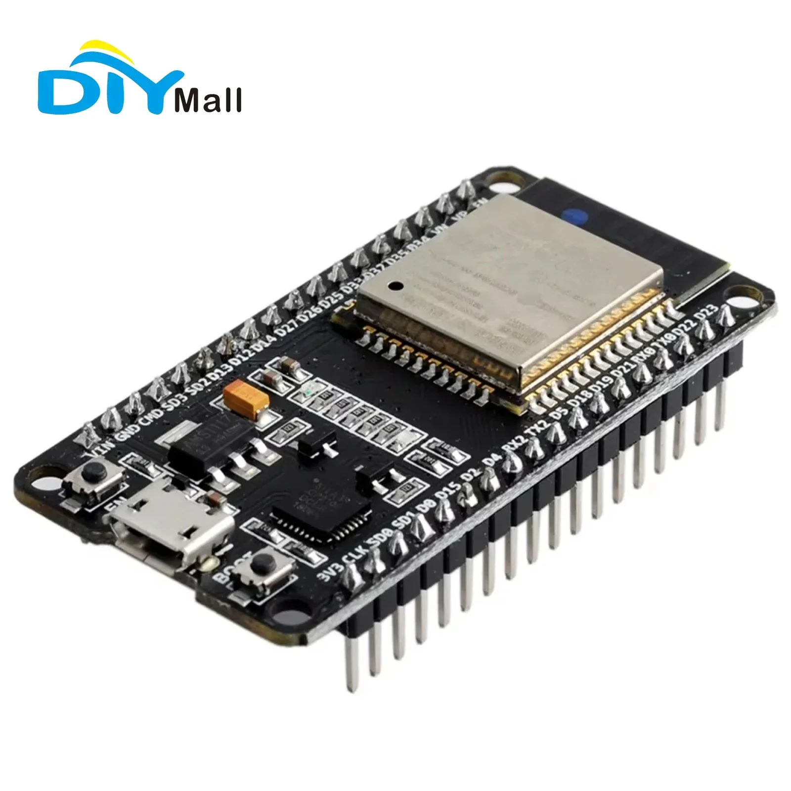 โมดูล DOIT ESP-32 บอร์ดพัฒนา E - Nodemcu 32S บทวิจารณ์และราคา