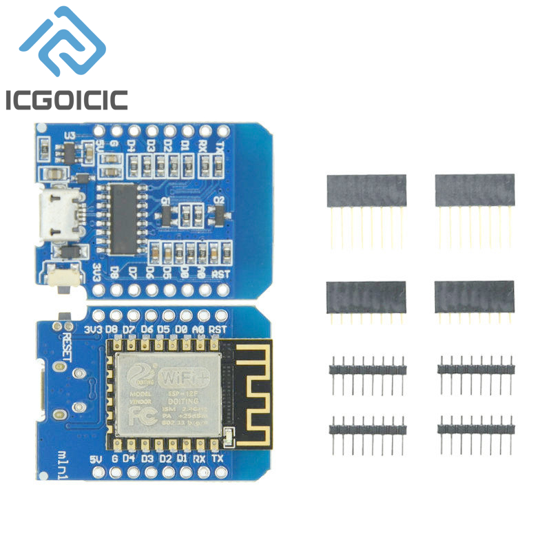 D1มินิ NodeMcu 4M ไบต์ Lua WiF - Wemos D1 บทวิจารณ์และราคา